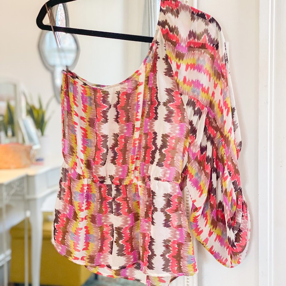 South Moon Under Striped ZigZag Top